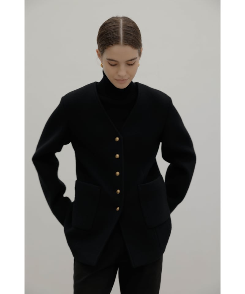 Wool&Cashmere Button Coat | Na.e