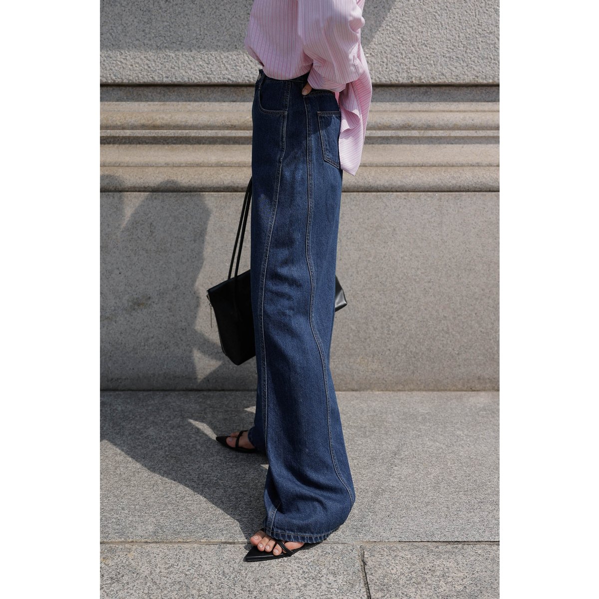 パンツ Na.e Stitch Wide Jeans_Indigo Blue Stitch Wide Jeans_Indigo Blue | Na.e