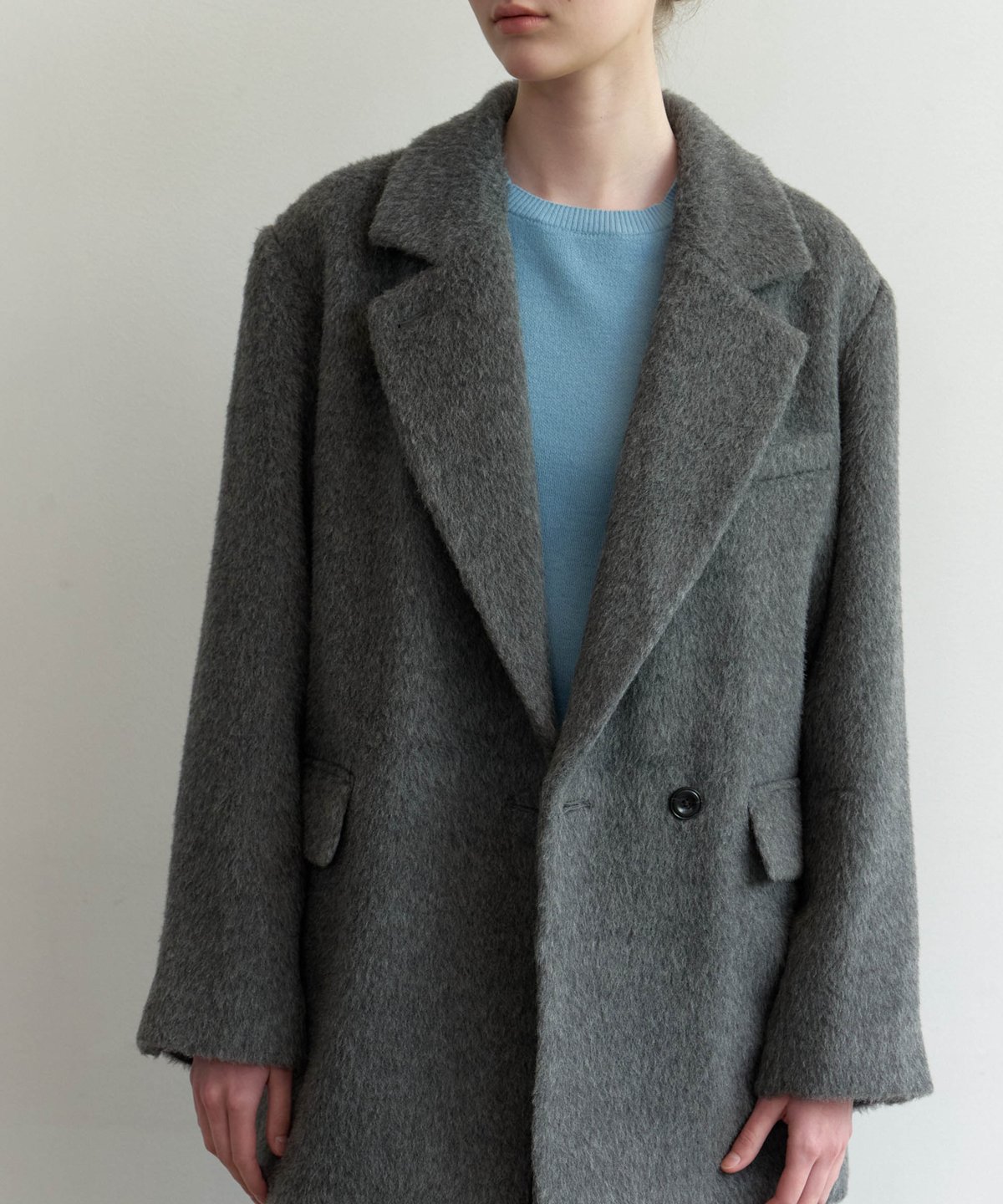 極美品✨cizatto Shaggy Wool Over Coat アルパカ cizatto Shaggy Wool Over Coat アルパカウールコート