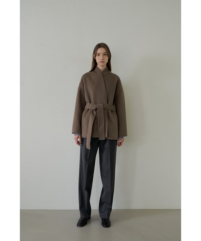 美品・完売】nae アリュールコート チャコール 美品・完売】nae