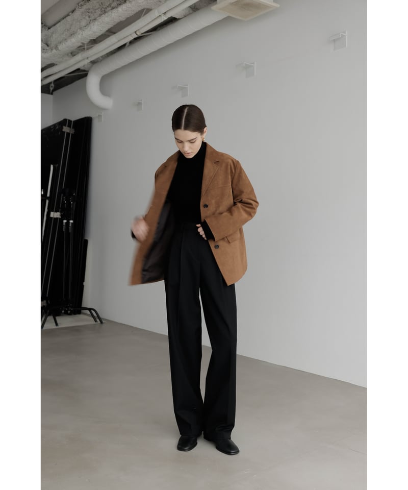 na.e ナエSuede Tailored Jacket Suede Tailored Jacket | Na.e