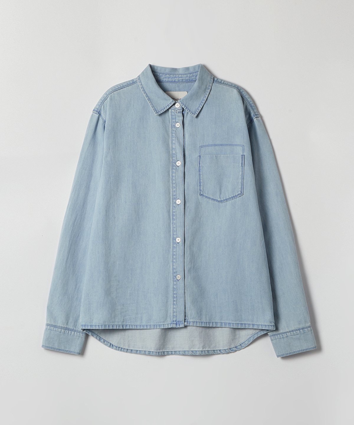 chai♡様　na.e WashingDenimShirt_Light Blue Washing Denim Shirt_Light Blue | Na.e