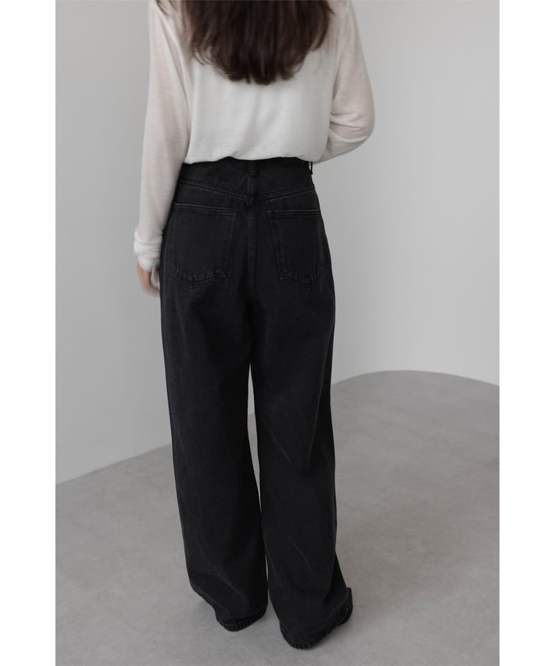 パンツ na.e Wide Loose Jeans Wide Loose Jeans _Deep Blue | Na.e
