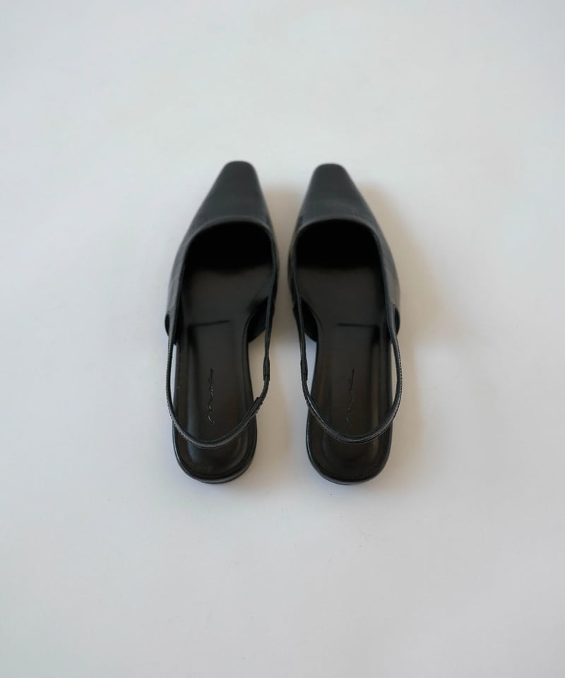 Urban Slingback Flats_Black | Na.e Urban Slingback Flats_Black | Na.e