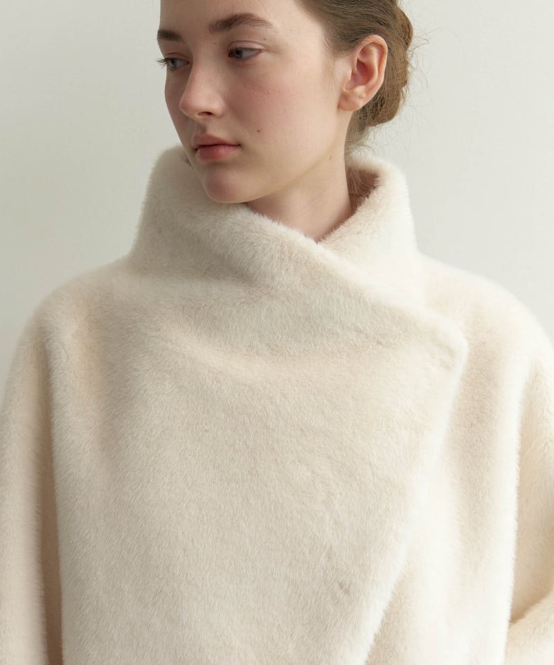 na.e ナエ　Reversible Fur Coat_White PRE-ORDER]Reversible Fur Coat_White | Na.e