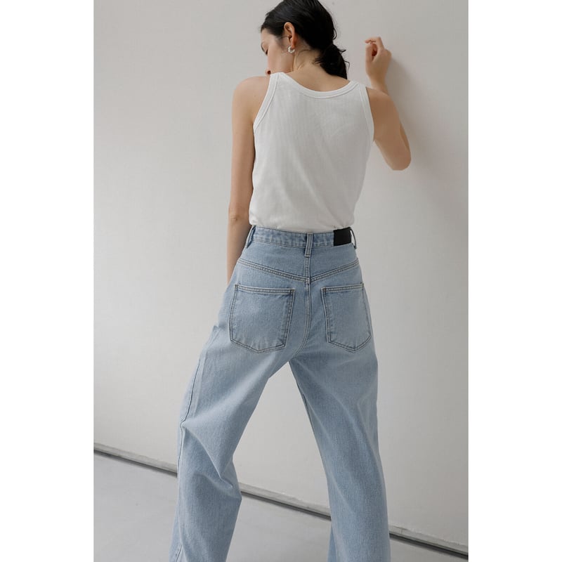 Wide Loose Jeans_Light Blue | Na.e