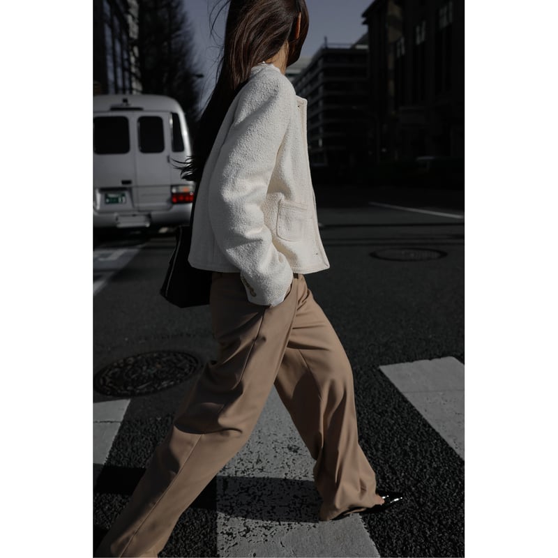 The Tweed Jacket_Ivory | Na.e 