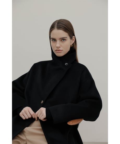 【PREMIUM LABEL】Cashmere Half Coat