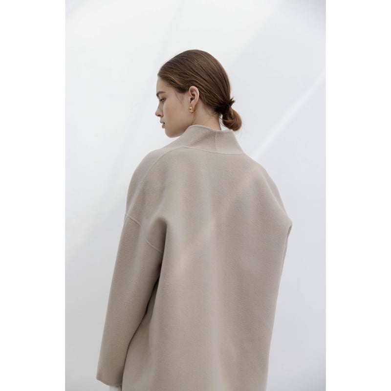 Allure Coat_Greige | Na.e