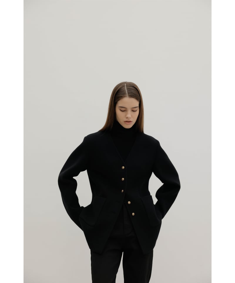 Wool&Cashmere Button Coat | Na.e