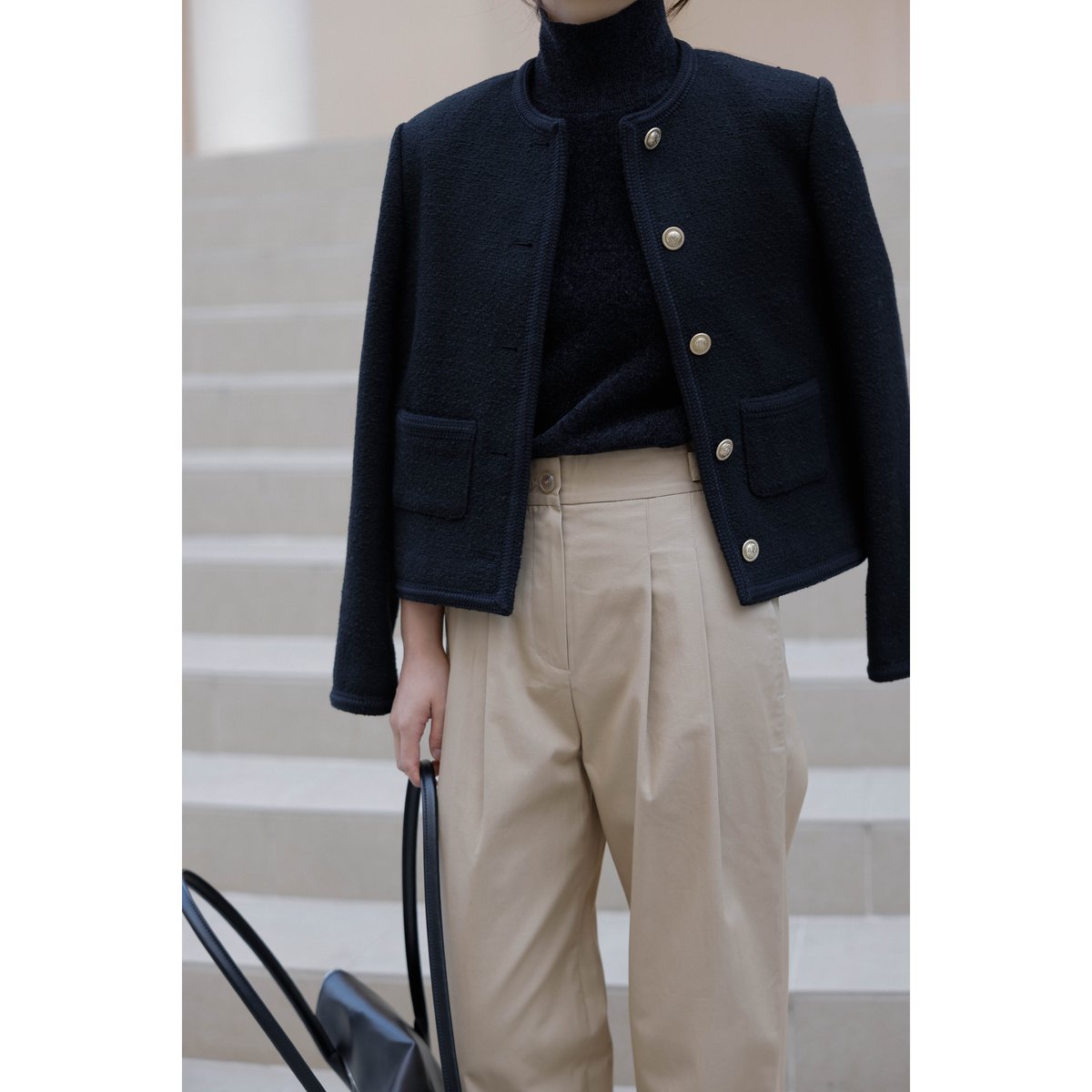 The Tweed Jacket_Ivory | Na.e