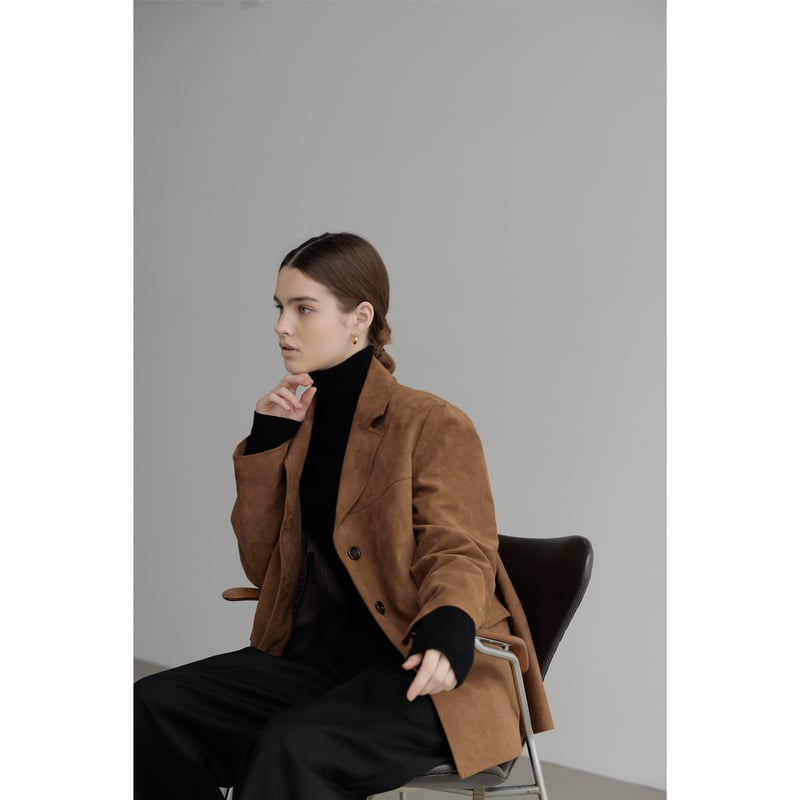 Suede Tailored Jacket | Na.e