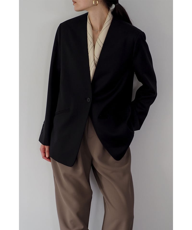 新品♡ na.e 　Carrie's No-collar Jacket Carrie's No-collar Jacket | Na.e