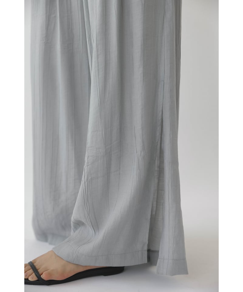 Wrinkle Slit Pants | Na.e