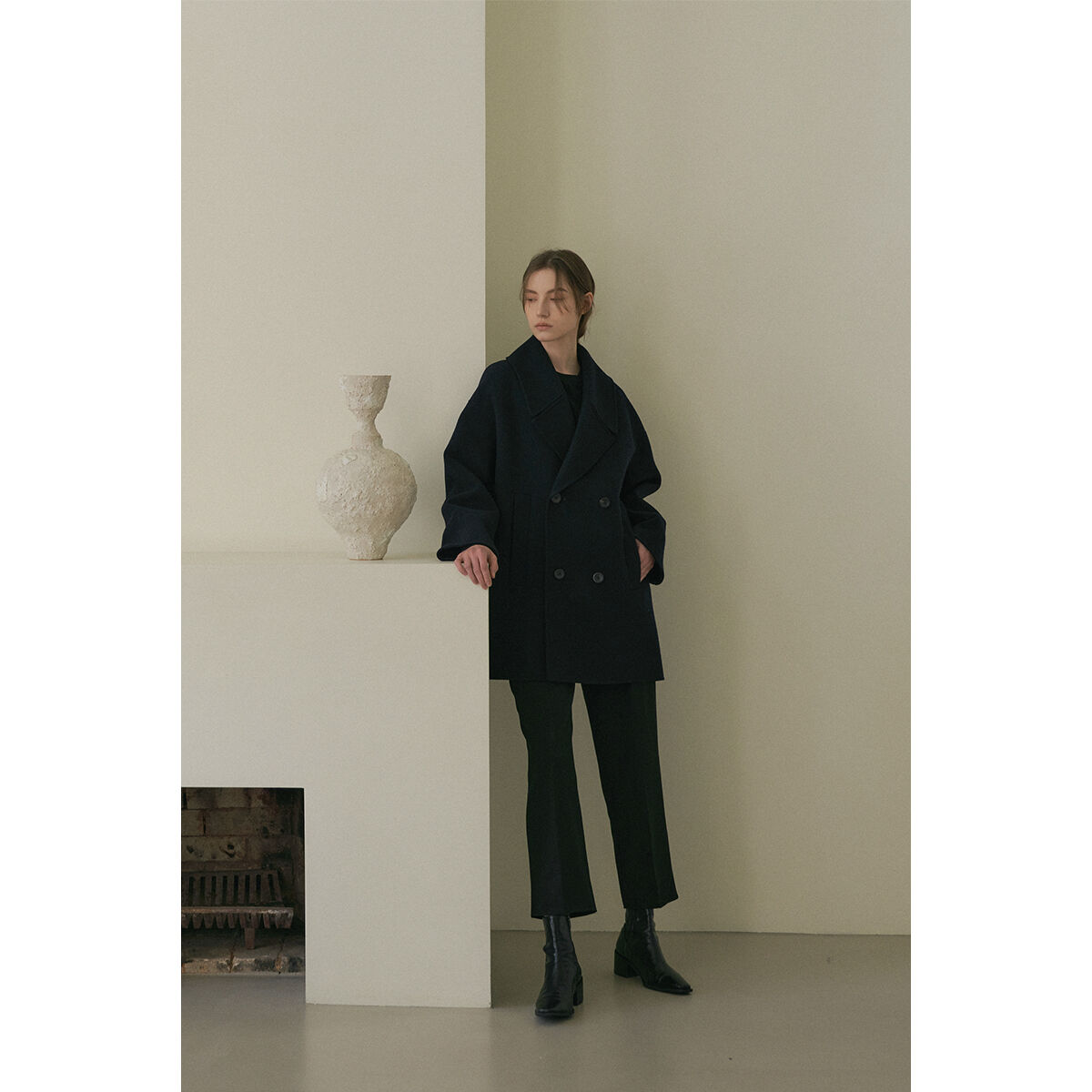 新品未使用 ナエ Na.e Traditional Melton Coat 新品未使用 ナエ Na.e Traditional Melton Coat