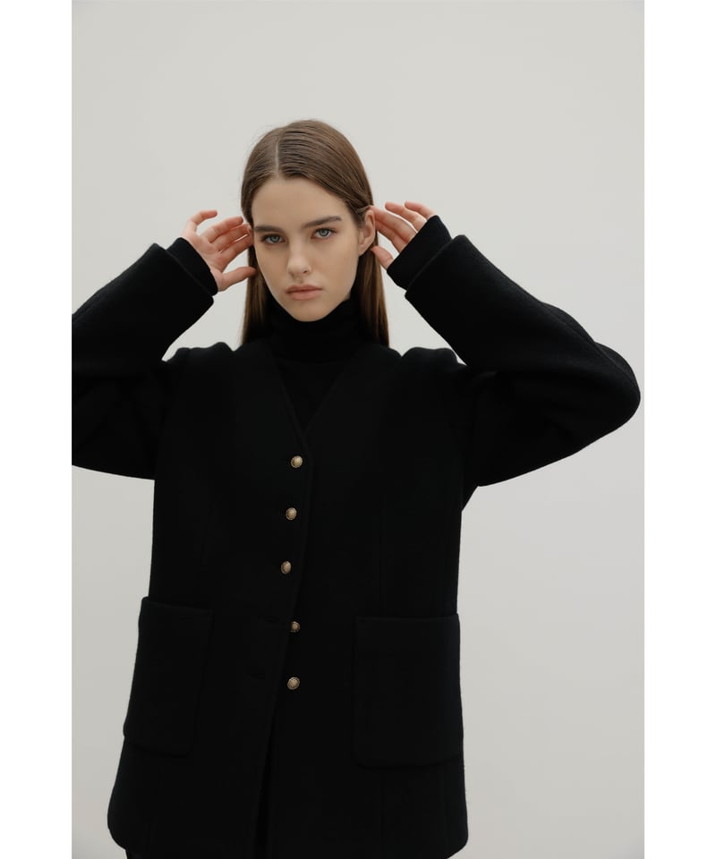 Wool&Cashmere Button Coat | Na.e