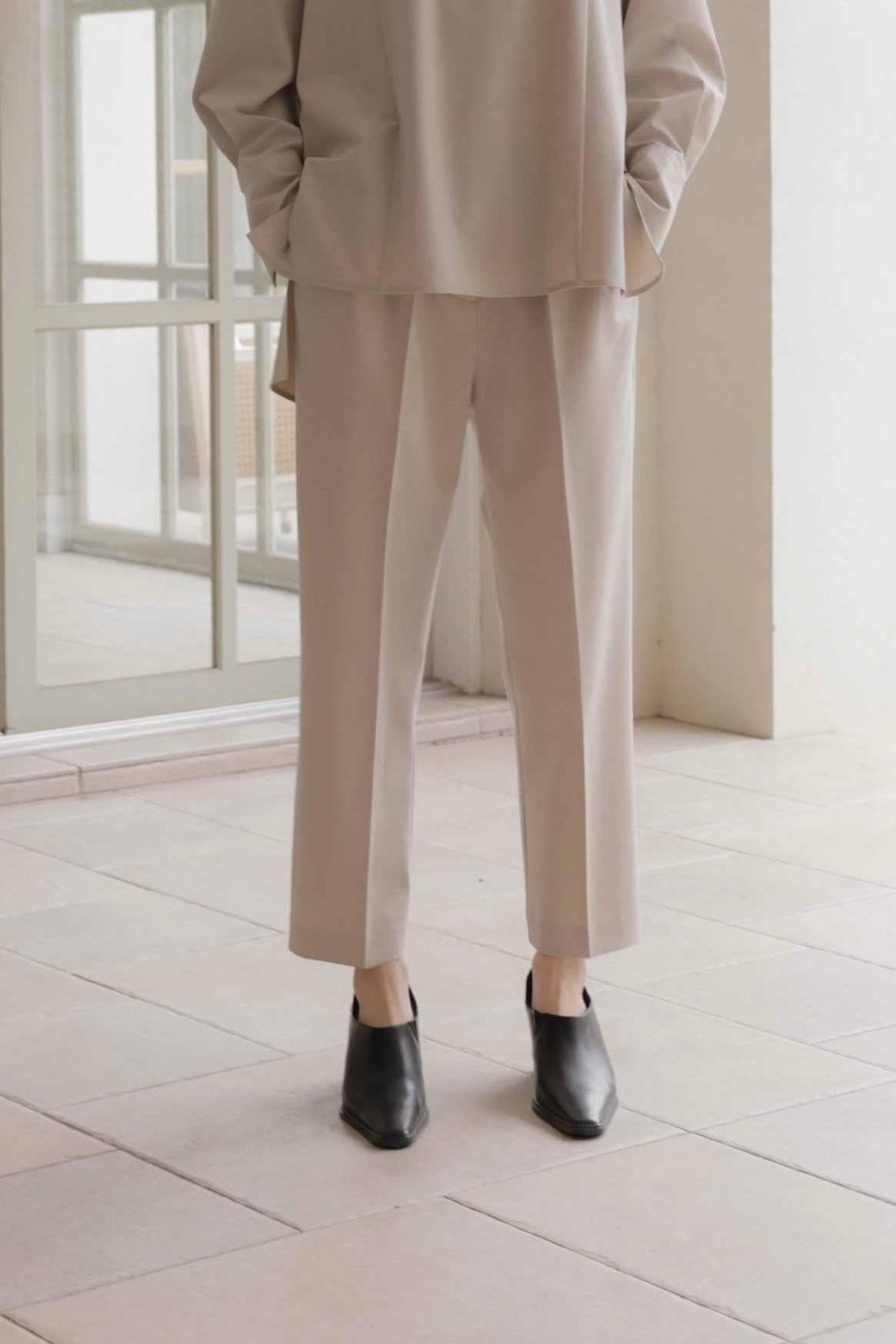 Front Tuck Slacks | Na.e