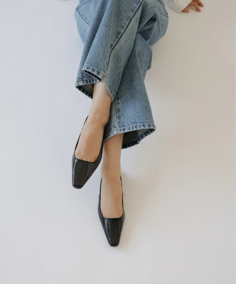Na.e ナエ　パンプス　Urban Slingback Flats_Brown Urban Slingback Flats_Black | Na.e