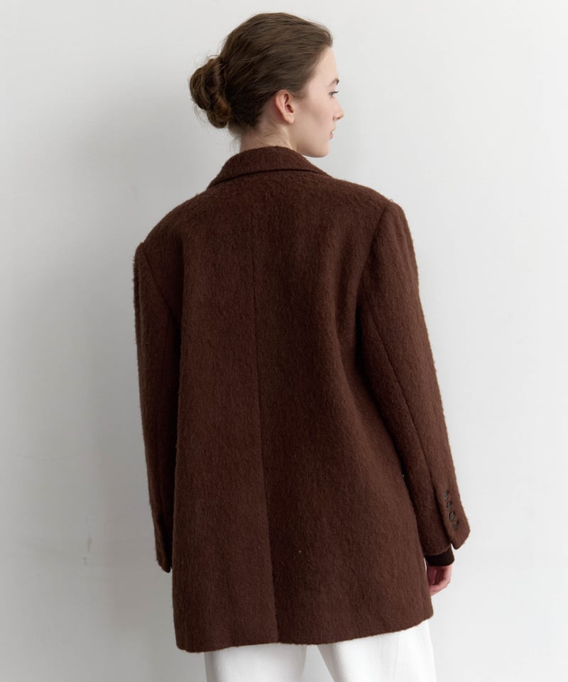 na.e シャギーコート　Wool Alpaca Shaggy Coat Wool Alpaca Shaggy Coat_Ivory | Na.e