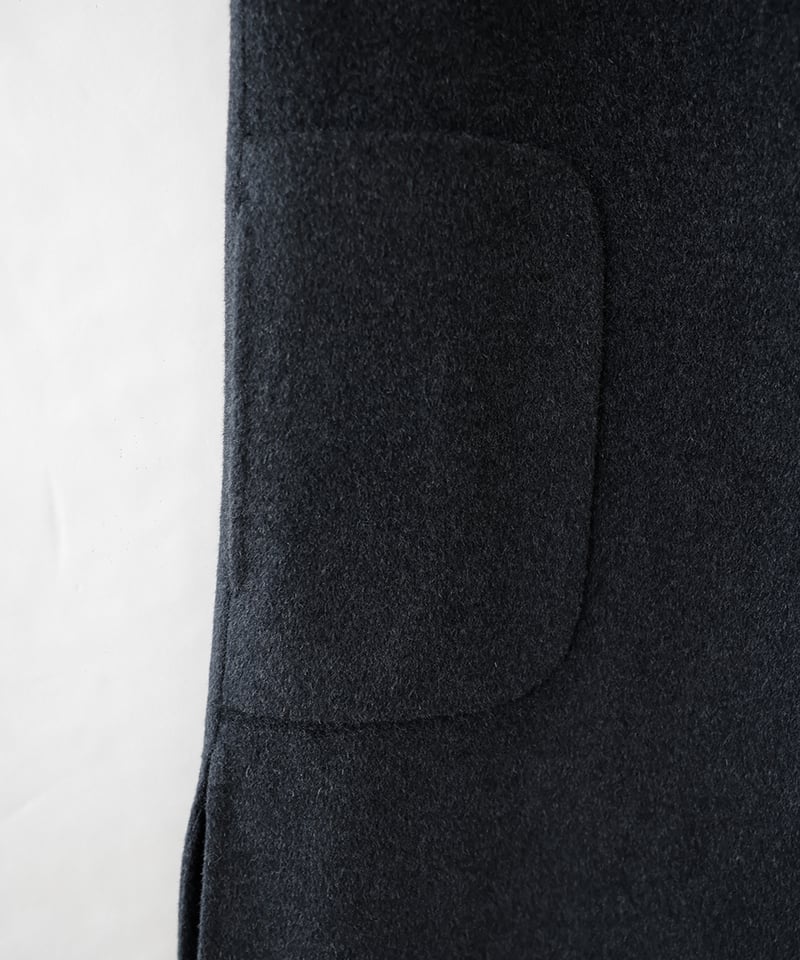 Handmade Wool Gilet_charcoal | Na.e