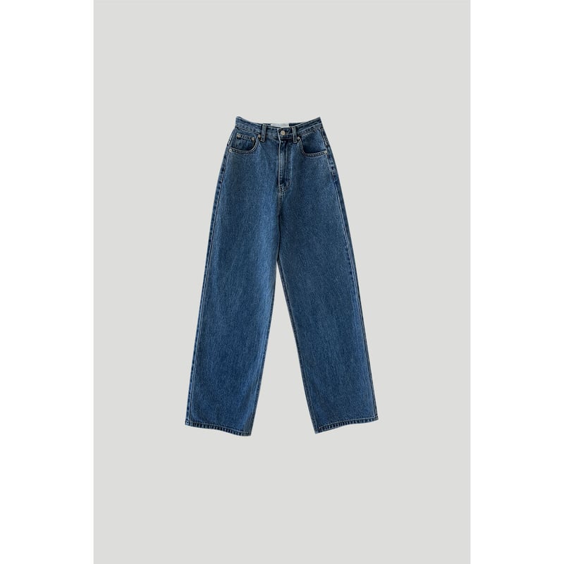 Wide Loose Jeans _Deep Blue | Na.e