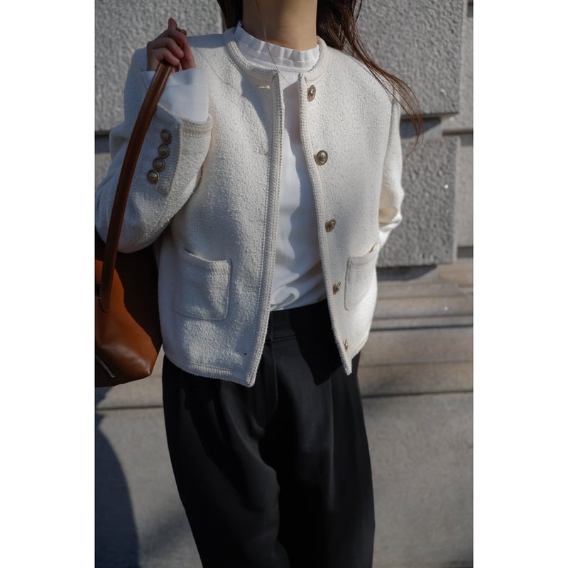 The Tweed Jacket_Ivory | Na.e The Tweed Jacket_Ivory | Na.e