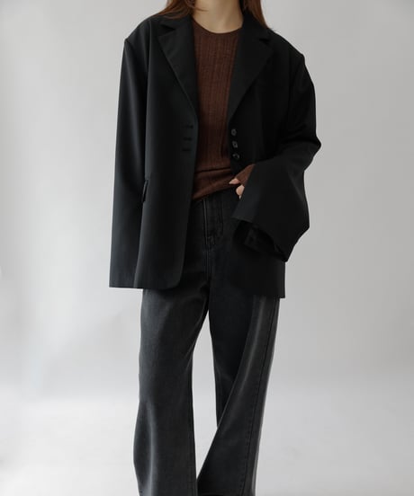 Sheer Back Slit Knit