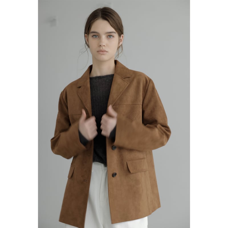 Suede Tailored Jacket | Na.e