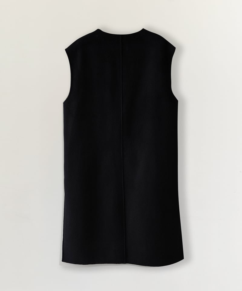 Handmade Wool Gilet_black | Na.e