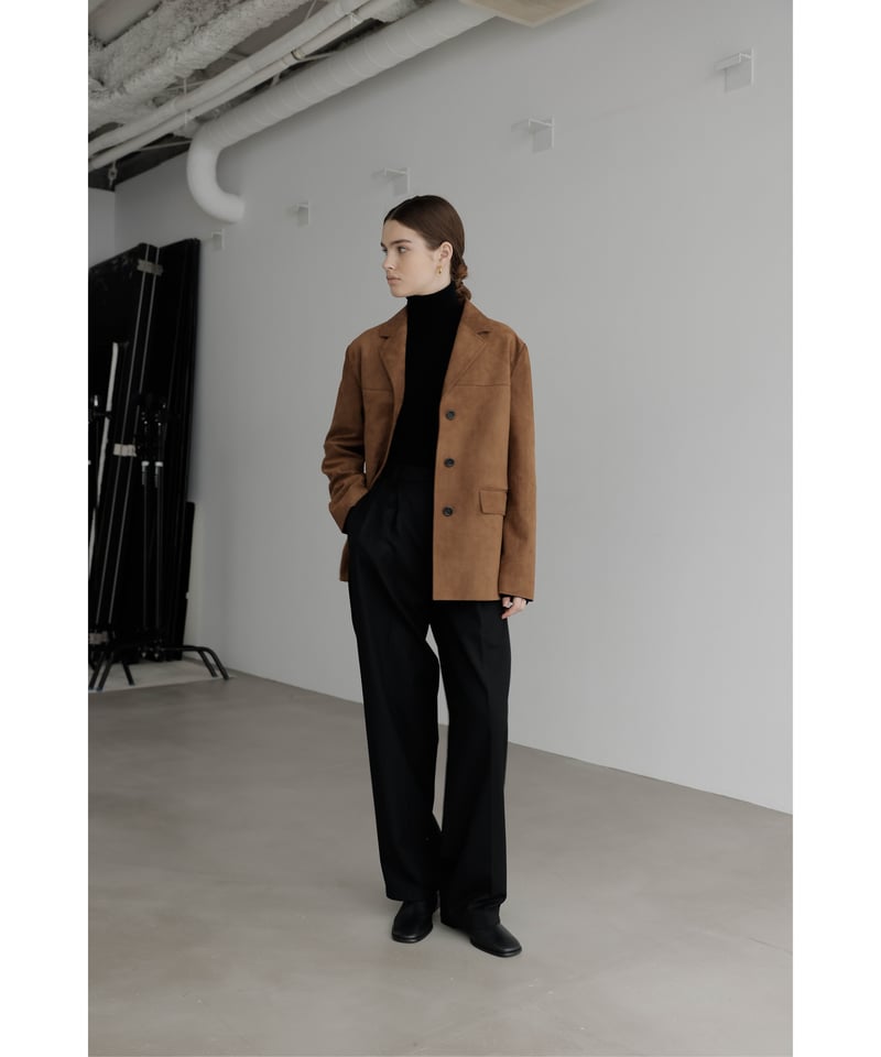 na.e ナエSuede Tailored Jacket Suede Tailored Jacket | Na.e