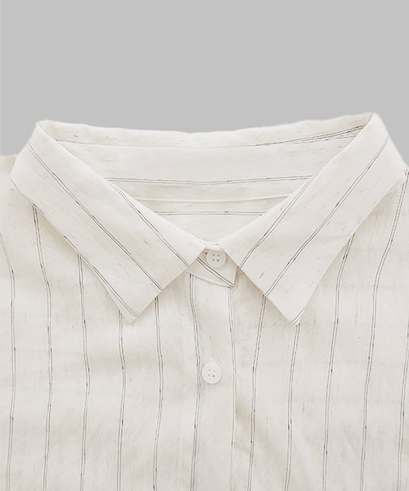 Linen Stripe Shirt | Na.e