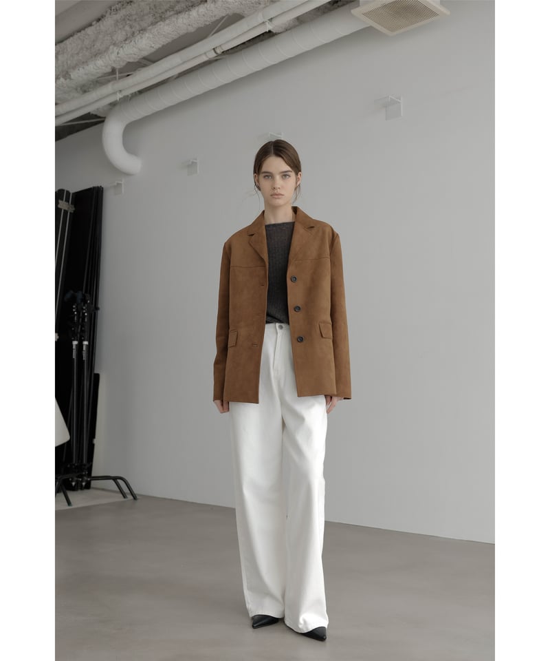 Suede Tailored Jacket | Na.e