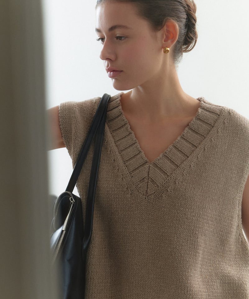 Chunky Knit Vest | Na.e