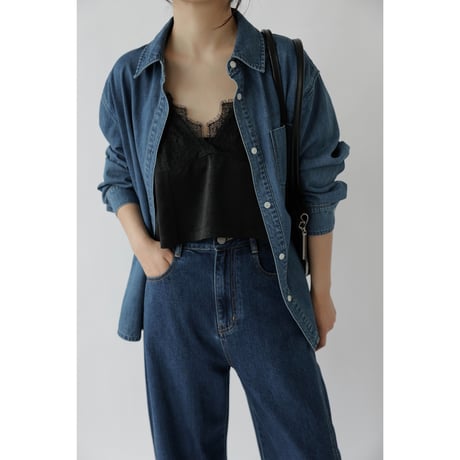 Washing Denim Shirt_Blue