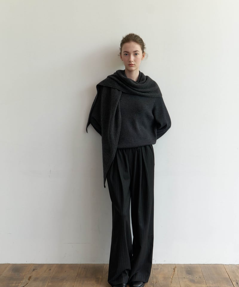 どんぐり　ICB　パンツ　セットアップ　ブラック　ストライプ　９/７ どんぐり ICB パンツ セットアップ ブラック ストライプ 9/7