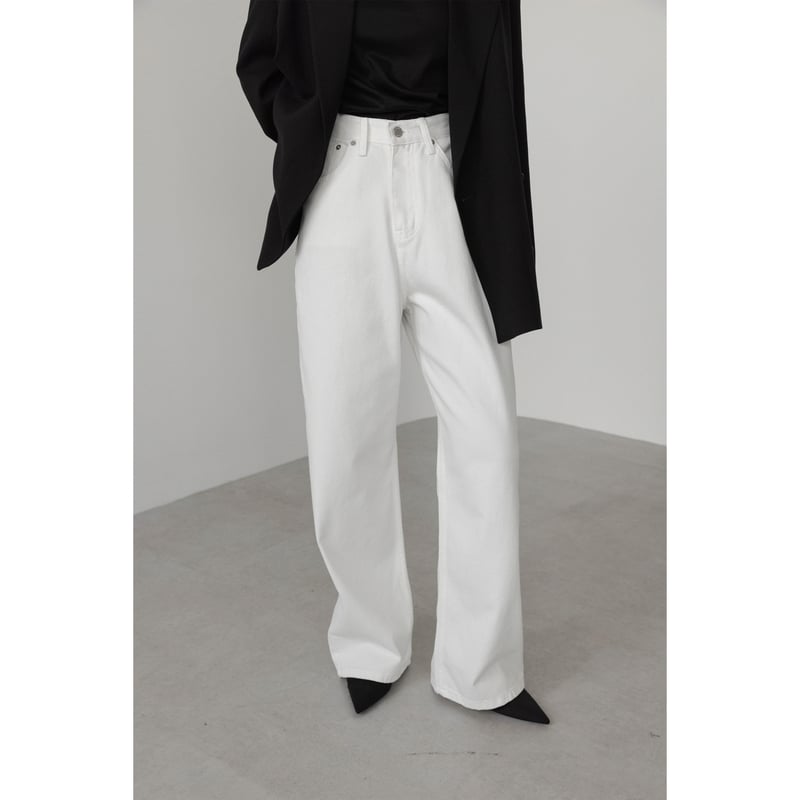 Wide Loose Jeans_White | Na.e Wide Loose Jeans_White | Na.e