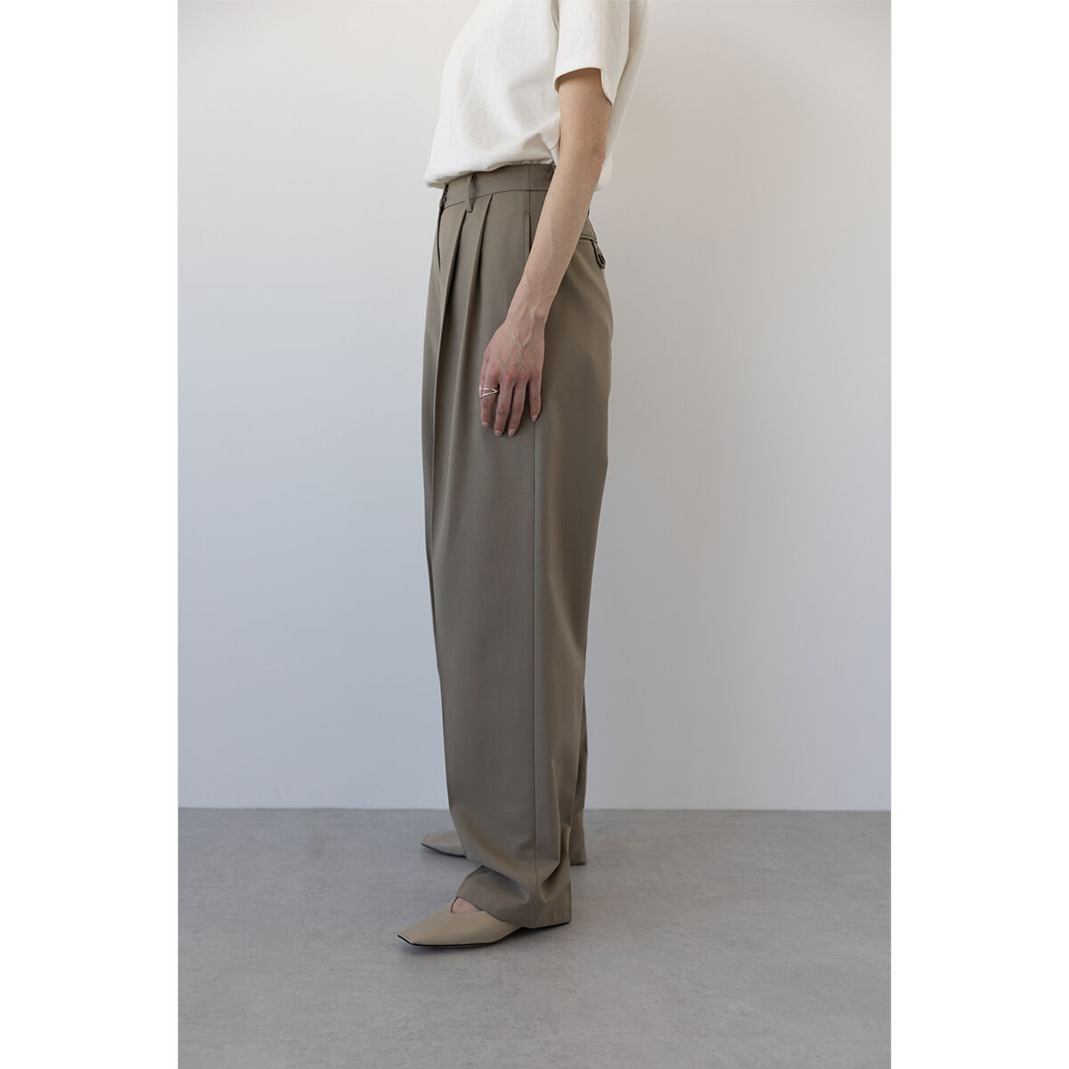 Two Tacks Wool Slacks | Na.e