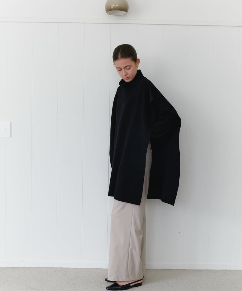 Wool Poncho | Na.e