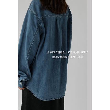 Washing Denim Shirt_Light Blue