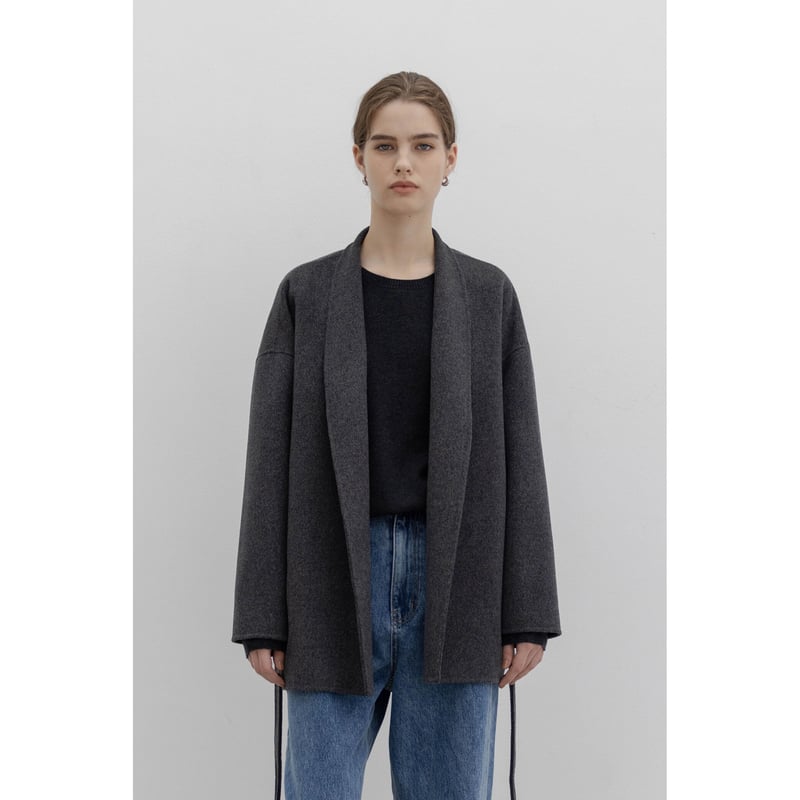Allure Coat_Charcoal Gray | Na.e