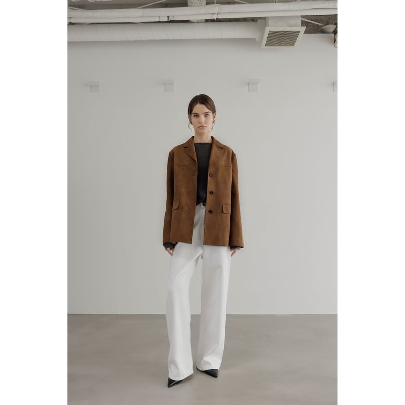 na.e ナエSuede Tailored Jacket 新品タグ付】na.e ナエSuede Tailored Jacket 【公式通販】