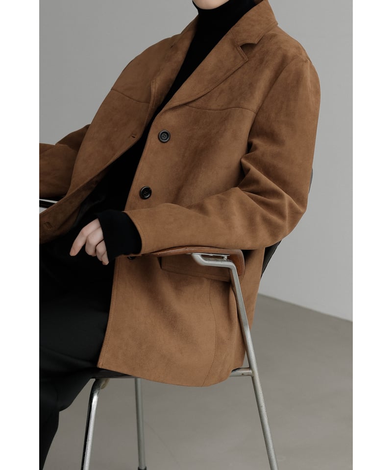 Suede Tailored Jacket | Na.e