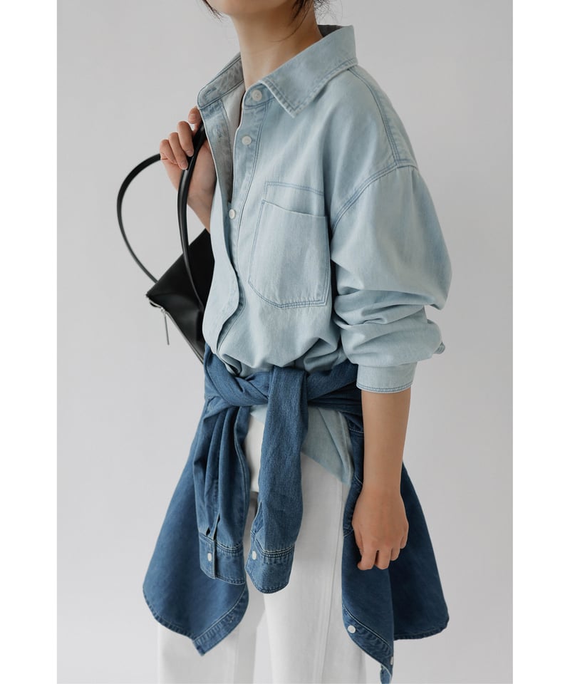 chai♡様　na.e WashingDenimShirt_Light Blue Washing Denim Shirt_Light Blue | Na.e