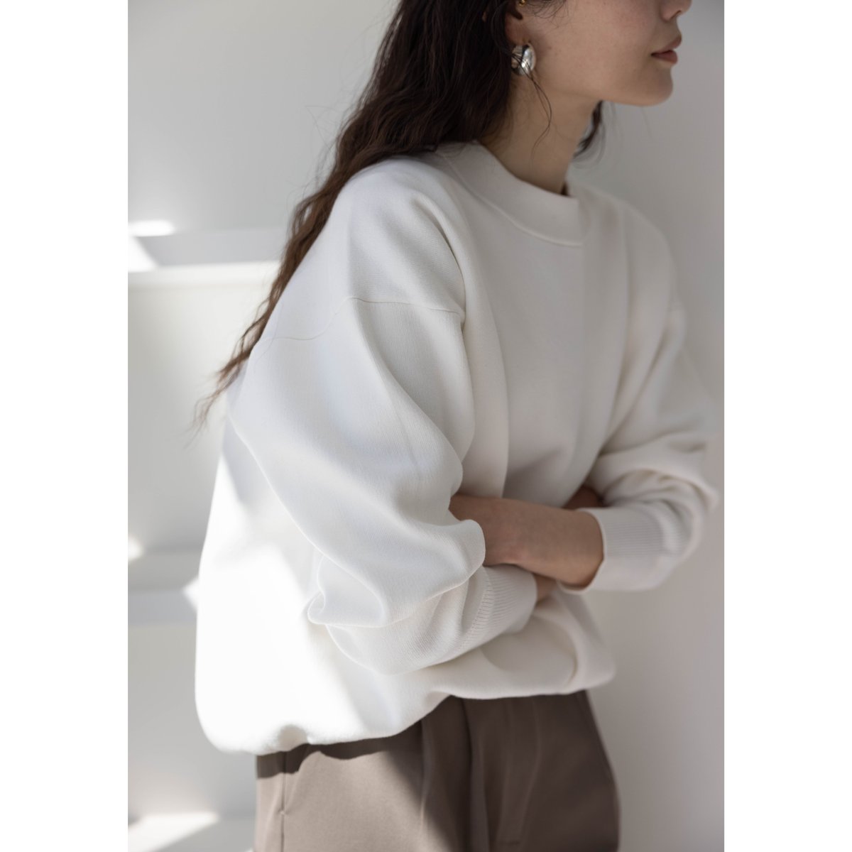 Cotton Smooth Pullover | Na.e