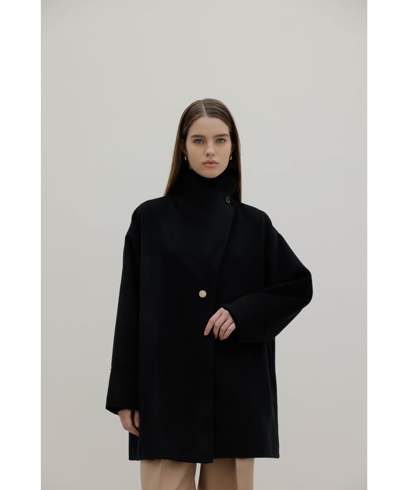 ジャケット・アウター na.e Cashmere Half Coat PREMIUM LABEL】Cashmere Half Coat | Na.e