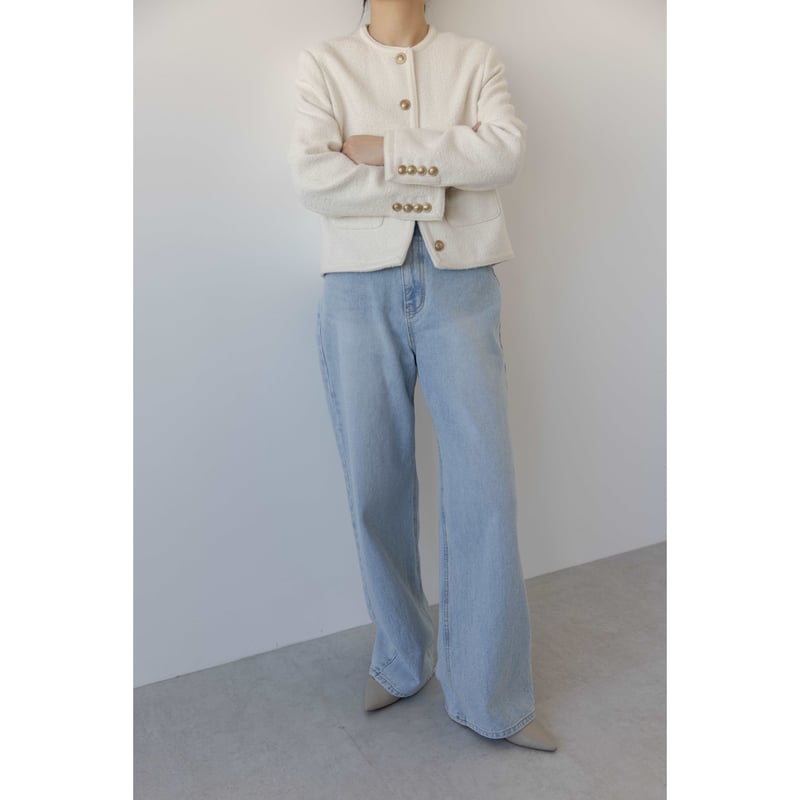 Wide Loose Jeans_Light Blue | Na.e