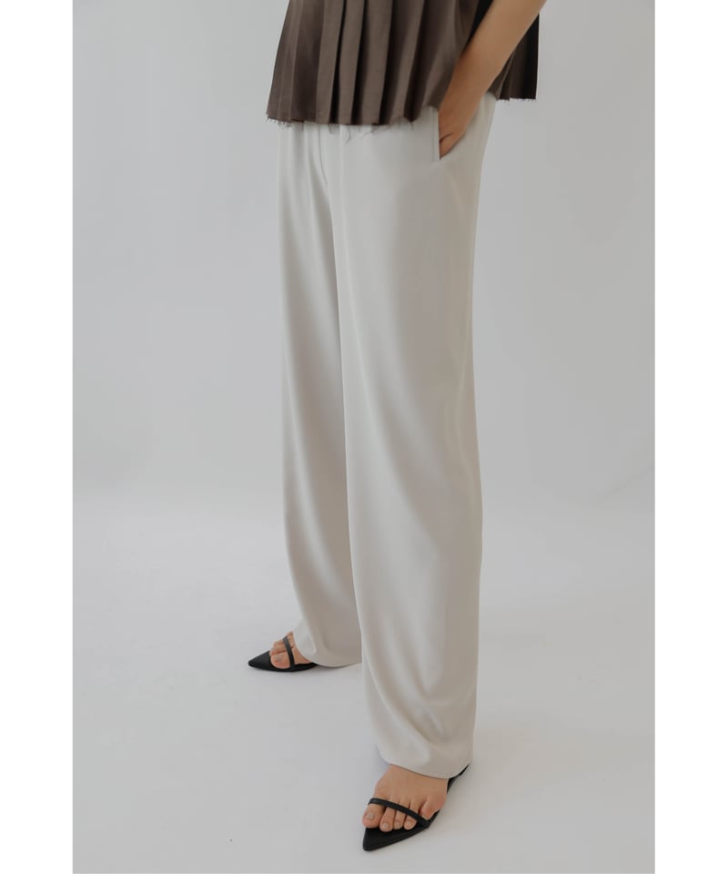 未使用タグ付★na.e★洗える★ナエ★Smooth Pants★スムースパンツ Smooth Pants_Black | Na.e