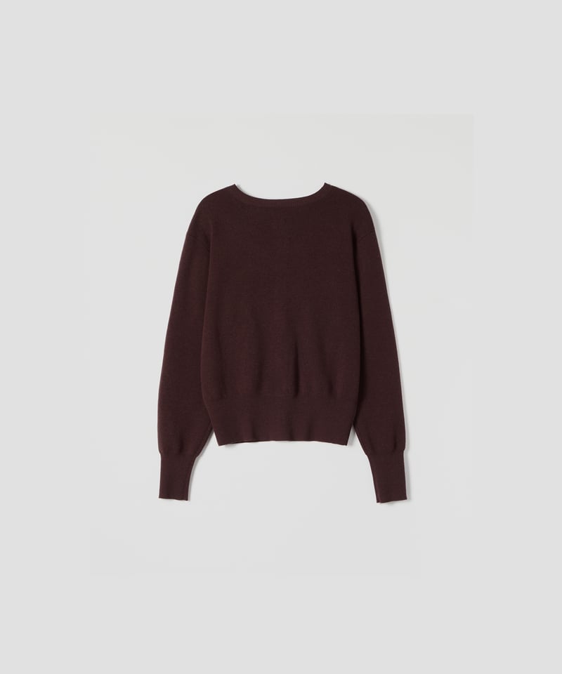 新品♡ Na.e 【EVER SERIES】Crew Neck Knit モカ EVER SERIES】Crew Neck Cardigan | Na.e