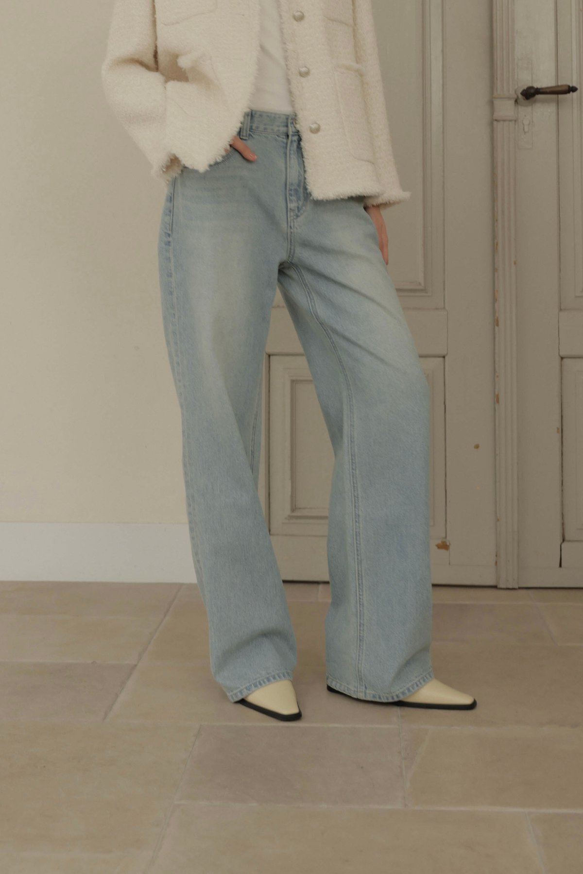 Na.e Jeans】Sua Straight Jeans | Na.e