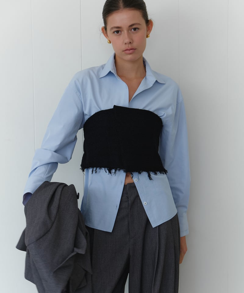 新品♡ミストレアス♡Nep Tweed Compact Bustier Compact Tweed Bustier - MISTREASS